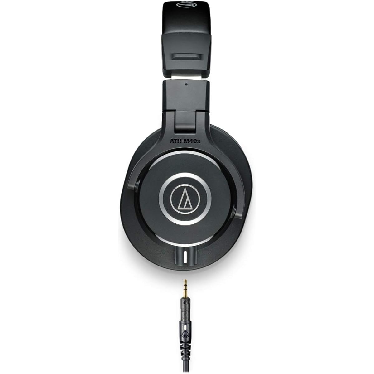 Audio-Technica ATH-M40X Professional Headphones with Aluminum Stand and Hard Shell Case (3 Items)