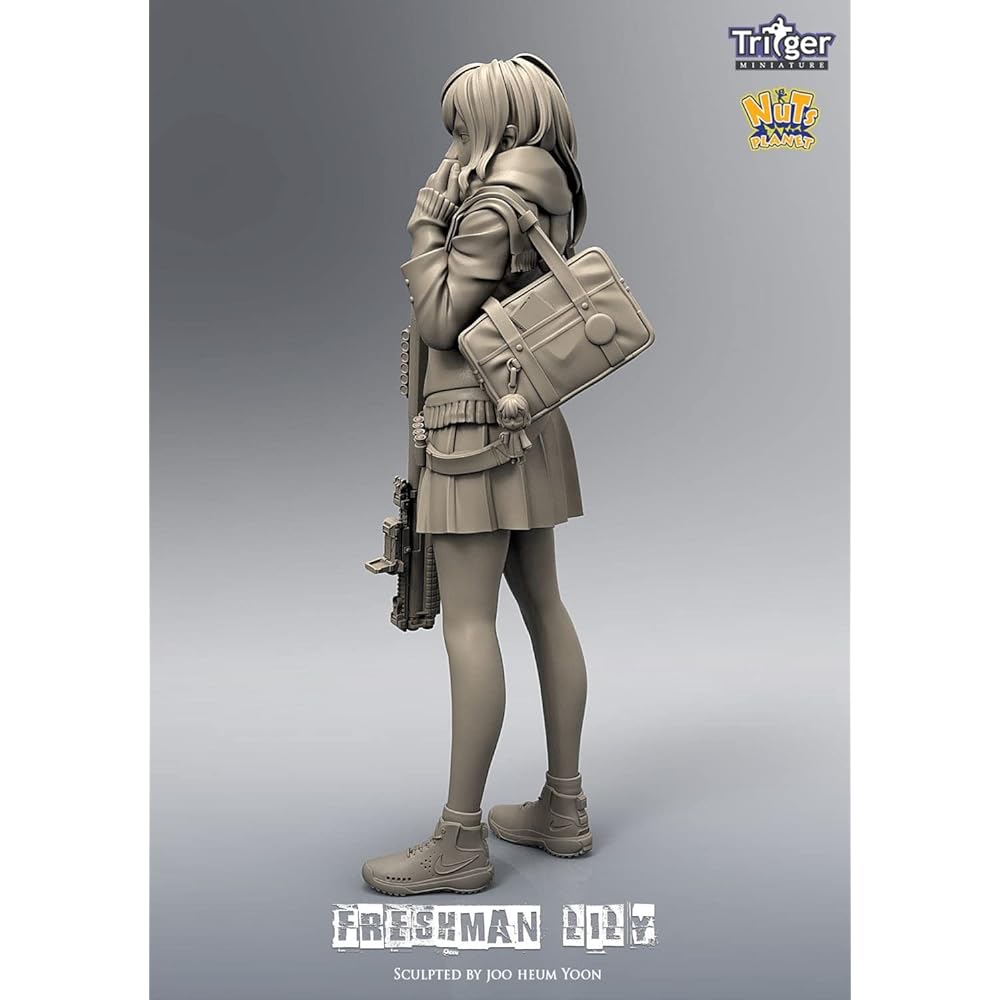 Nuts Planet 1/16 Freshman Lily Fearless Freshman (120mm) Resin Kit T12002 Molding Color