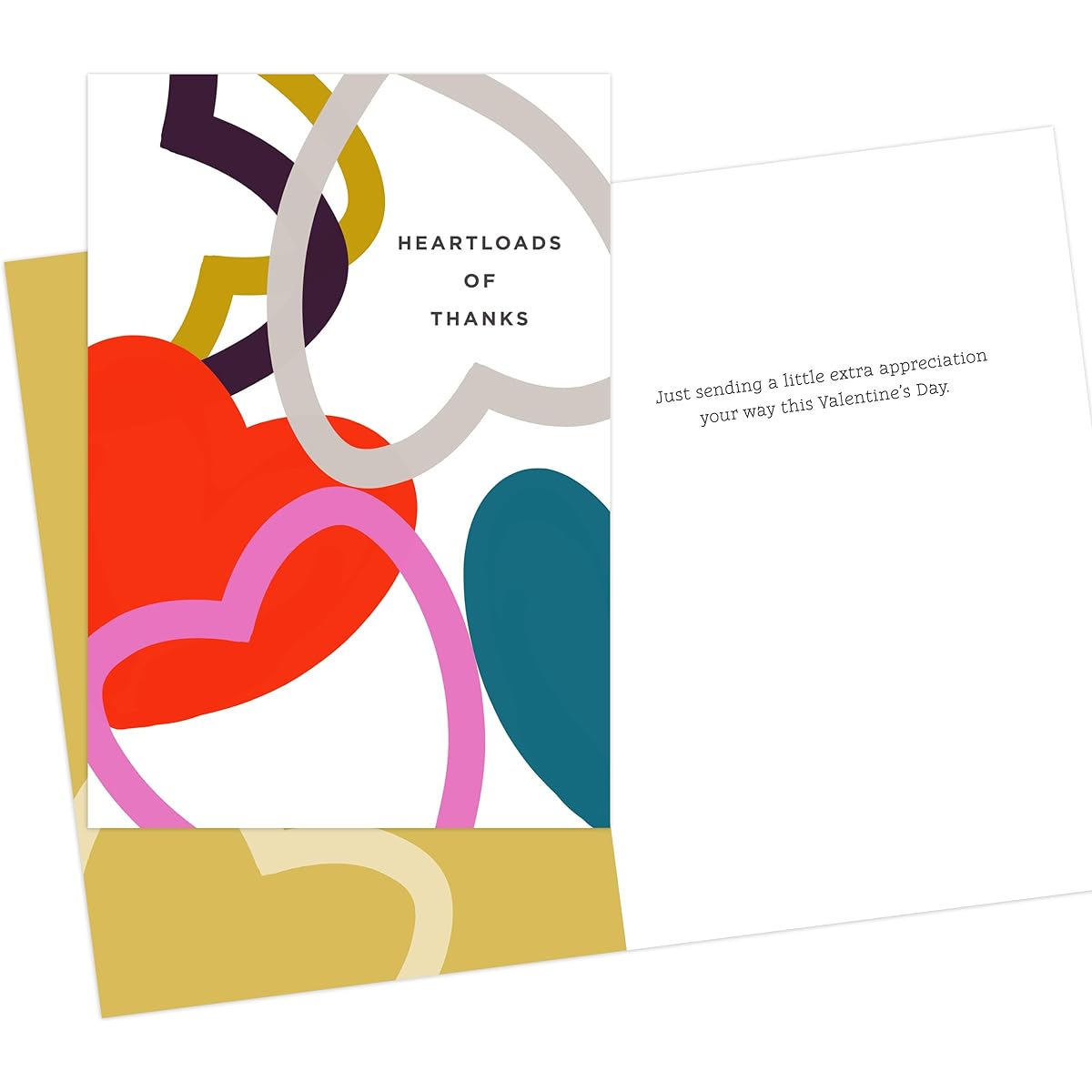 Hallmark Business Valentine's Day Cards, Set of 25 (Modern Colorful Hearts)