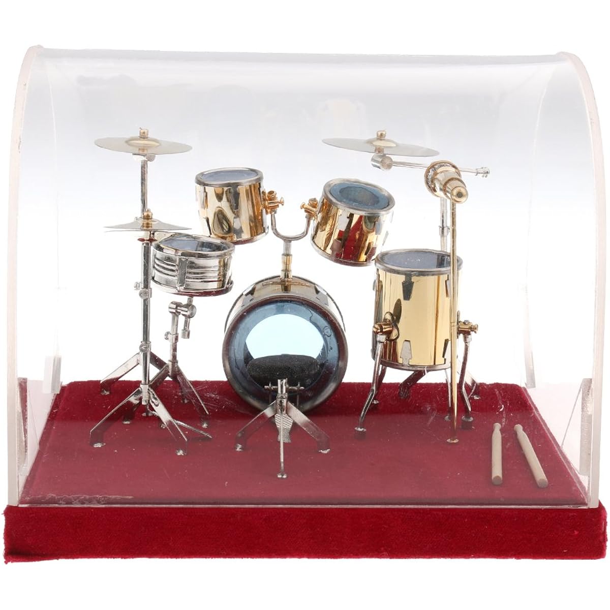 1/12 Dollhouse Miniature Drum Set Model Accessories Drum Set Model