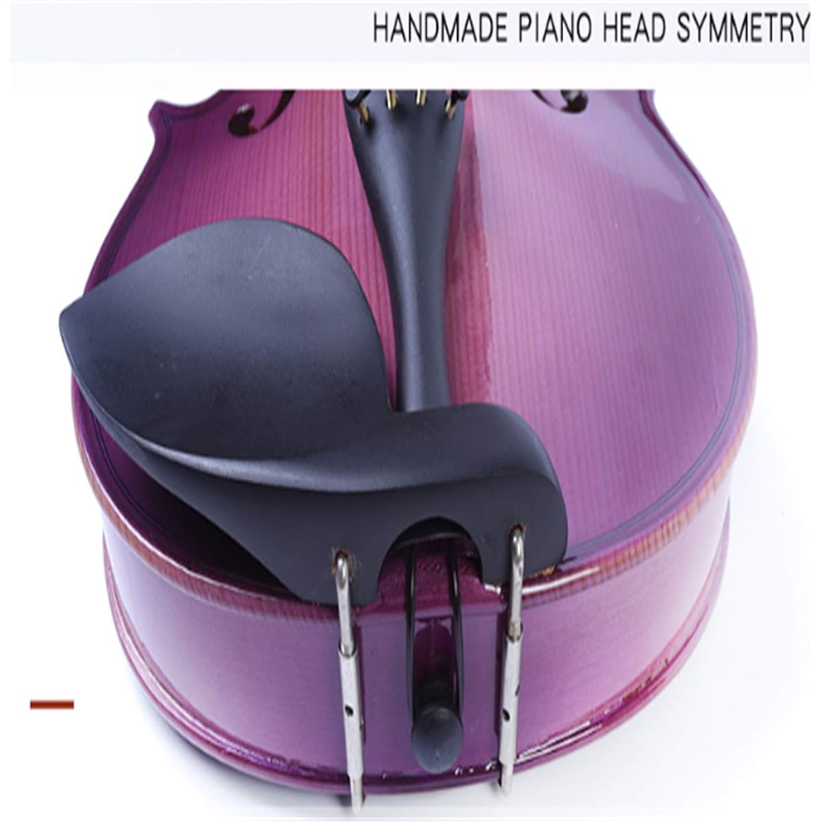 Violin Purple Solid Wood Violin Handmade Grade Examination Student Violin Violin for Beginners (Color: Purple)