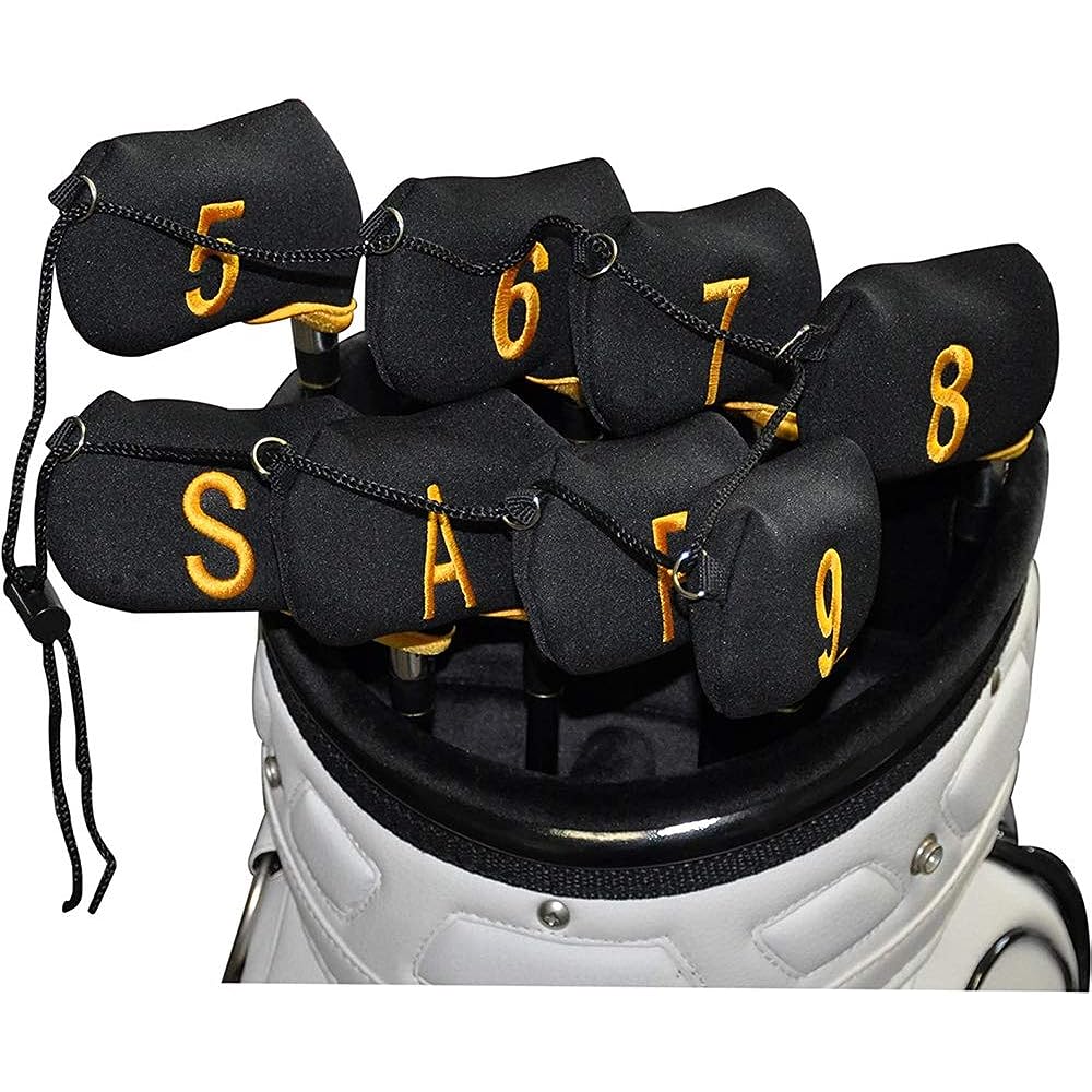 LYNX Iron Cover Set of 8 BK/YE