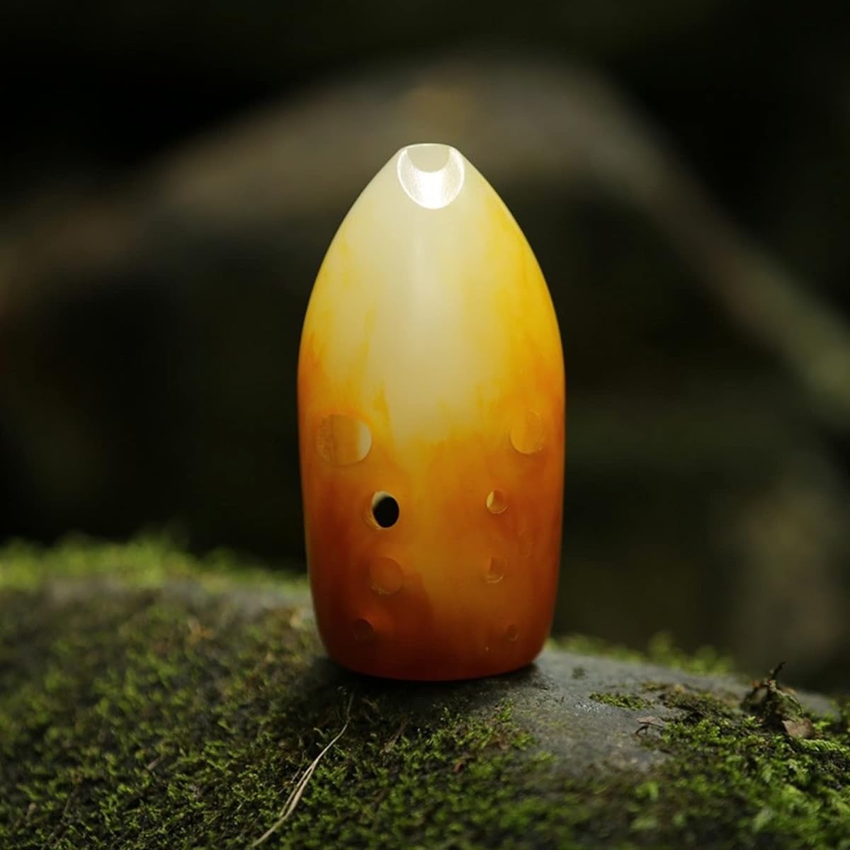 Wide Range 10 Holes Resin Pottery Xun Double Cavity Portable Pen Holder Beginner Self-Taught G-tune Ocarina Ocarina Musical Instrument