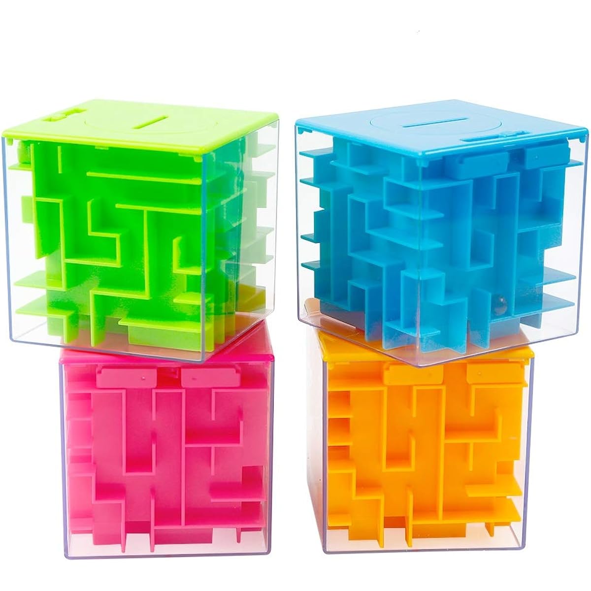 Money Maze Puzzle Box, Twister.CK Money Holder Puzzle Kids Adults Birthday (4PACK)