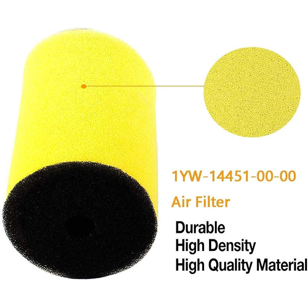 Supermotorparts 1YW-14451-00-00 Air Oil Filter for Yamaha Timberwolf 250 Big Bear 350 Moto-4 250 350 Kodiak 400 Big Bear 350 Big Bear 4x4 1987-1999 with Spark Plug