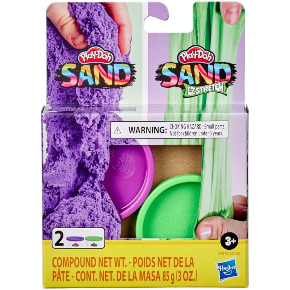 Play-Doh Sand Variety 6 Pack Purple & Green Pink & Blue Teal & Orange with Gift Play-Doh Mini Ice Cream Truck