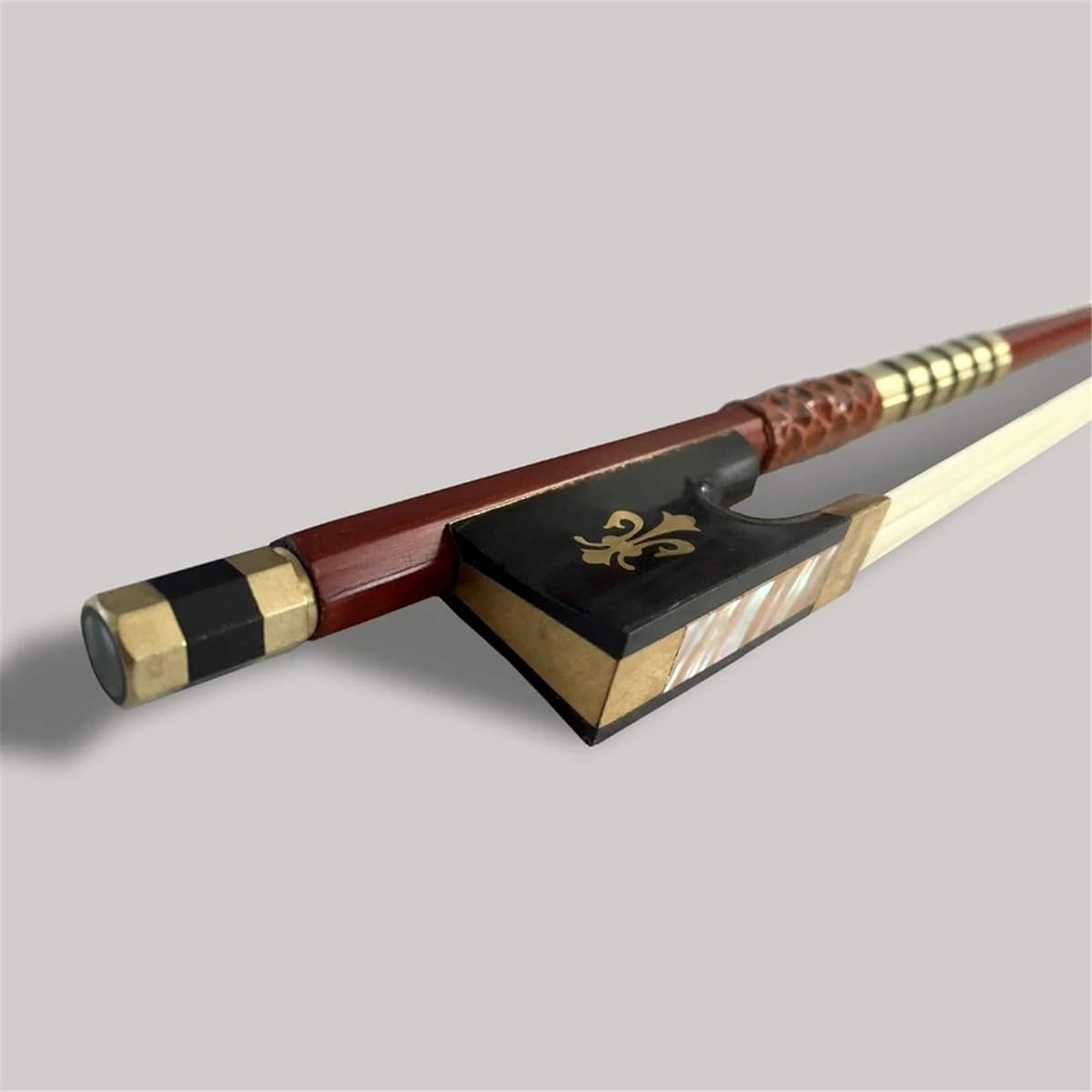 Violin Bow Full Size Straight Violin Bow 4/4 Black Violin Accessories Unique Design