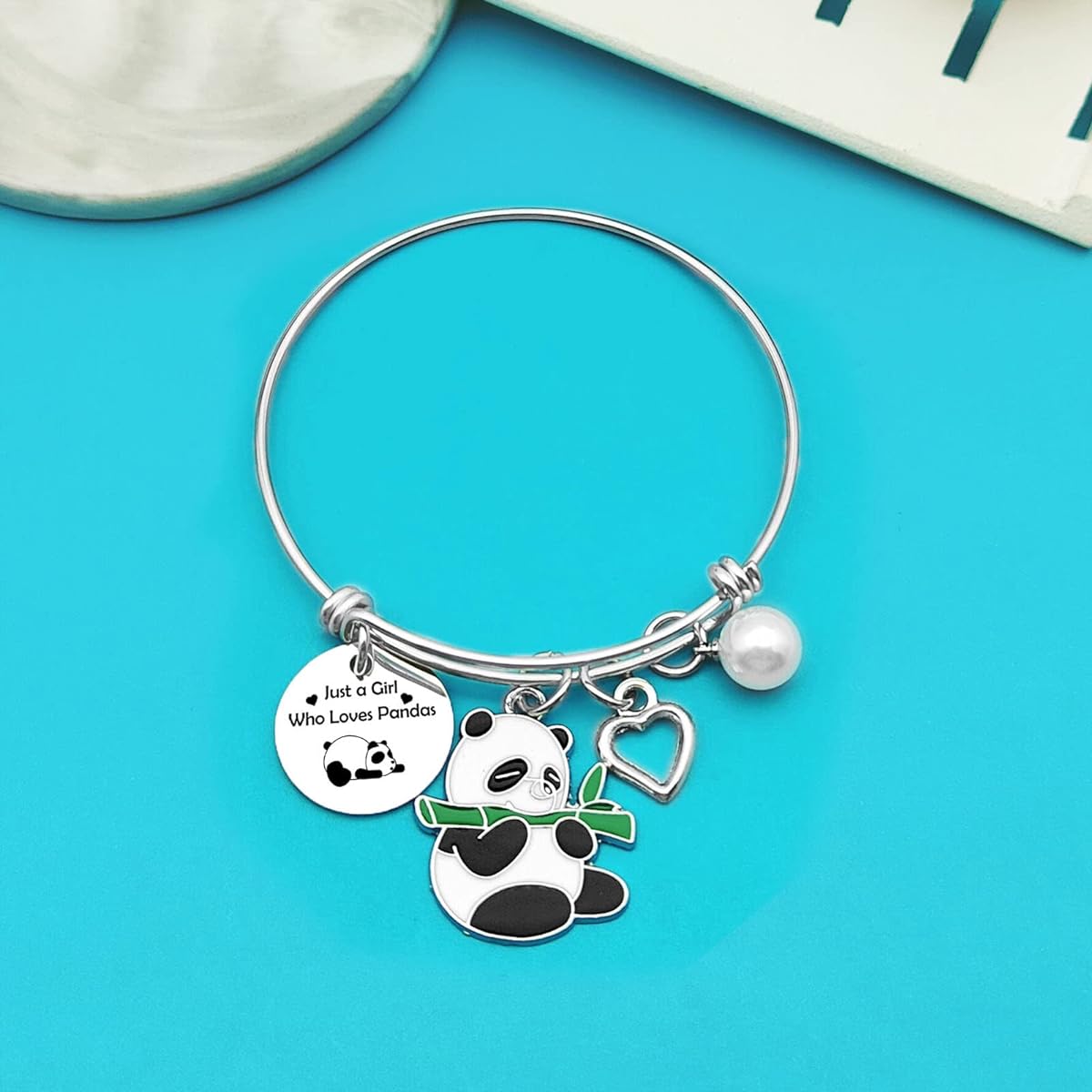 Panda Gifts for Girls, For Girls Who Love Pandas, Bracelets, Animal Panda Bear Jewelry, Panda Themed Gifts, Christmas, Birthday Gifts, Gifts for Panda Lovers, Gifts for Friends and Family