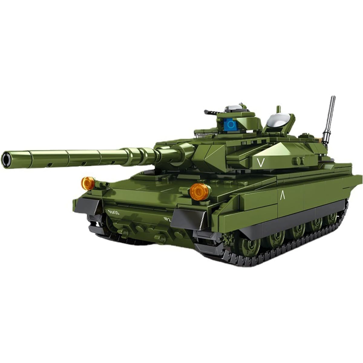 SEMKY Military Series Type 10 Main Battle Tank MOC Building Blocks Engineering Toys (806 Pieces) WWII Army Tank for Kids and Military Fans