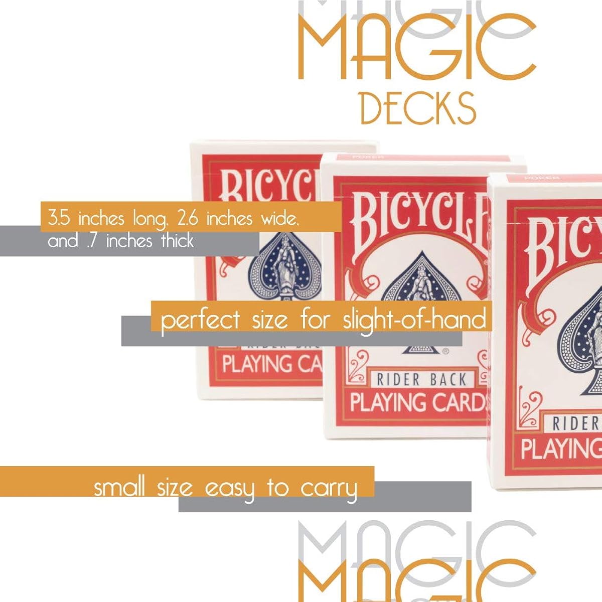 Rock Ridge Magic Masters Bicycle Combo: Invisible Svengali and Standard Deck Redback