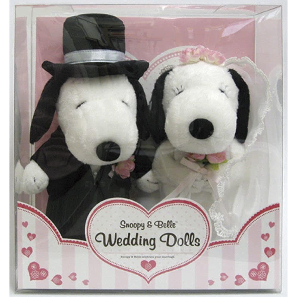Yoshinori Snoopy Character Welcome Doll Snoopy Wedding Western Style L