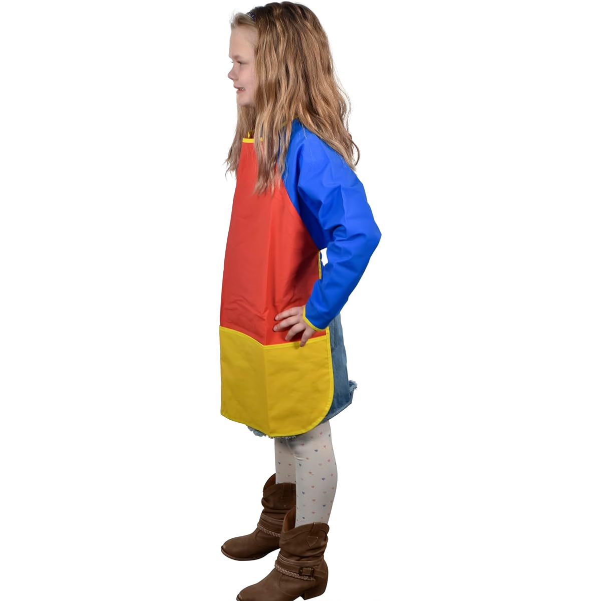 School Smart 086531 Apron Vinyl 6-8 Yrs Old - School Smart