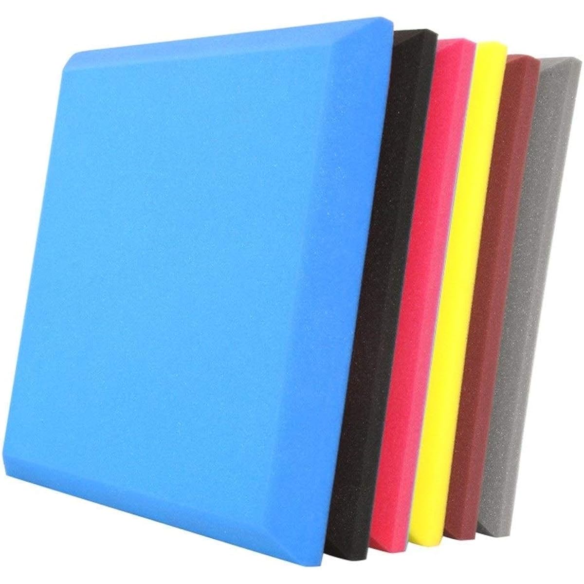 Colored acoustic panels, dance room music room sound absorbing cotton environmental protection noise reduction soundproof foam (D) (A)