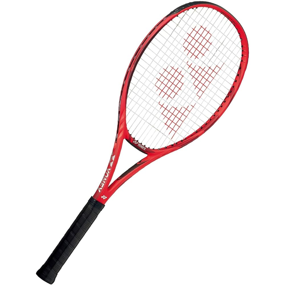 YONEX Rigid Tennis Racket Frame Only V Core 98 with Exclusive Case Made in Japan Flame Red