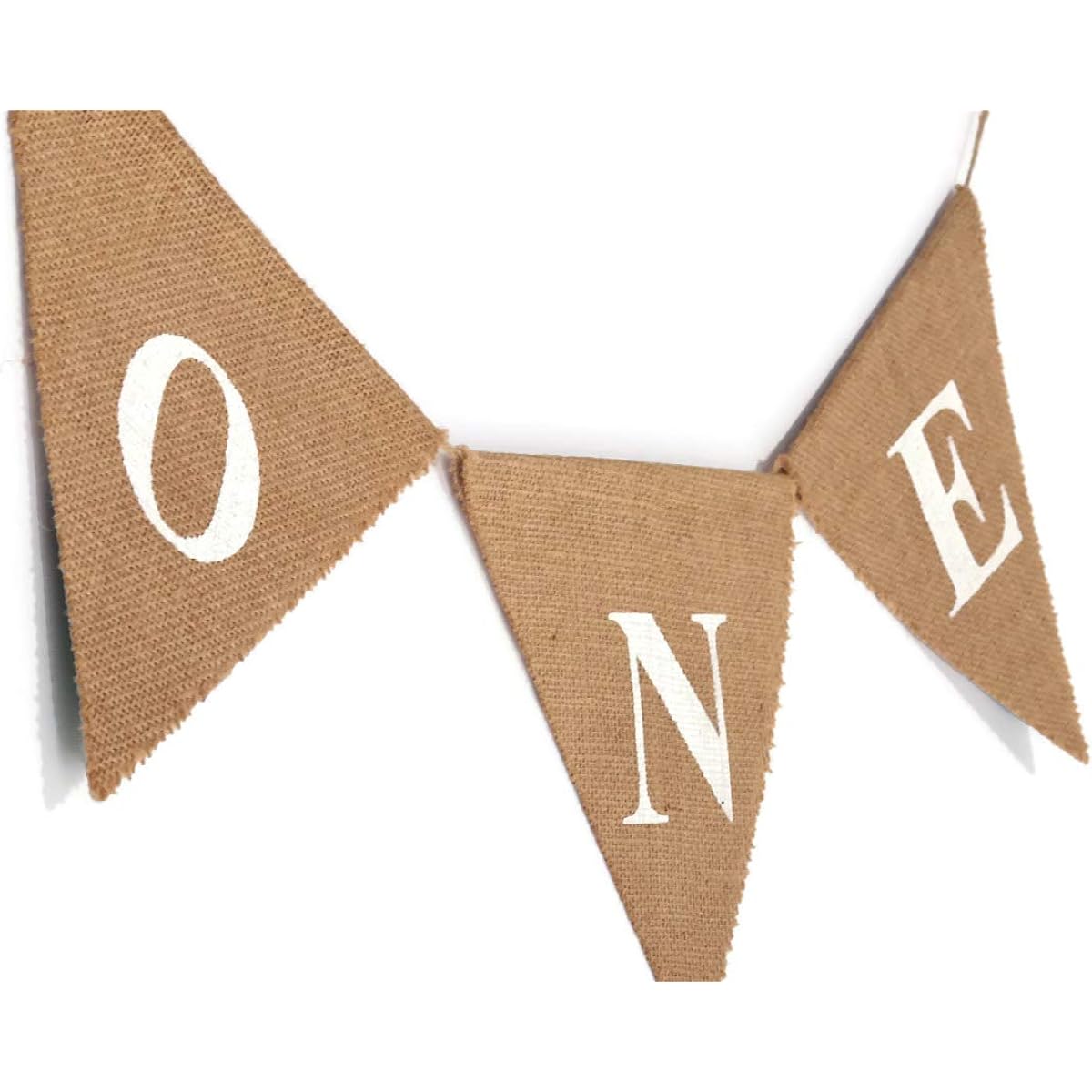 First Birthday Banner-I AM One Birthday Burlap-Shabby Chic Birthday Banner-Cake Smash Banner-Elegant Birthday Bunting-Rustic Highchair Banner-nautical Theme Decor