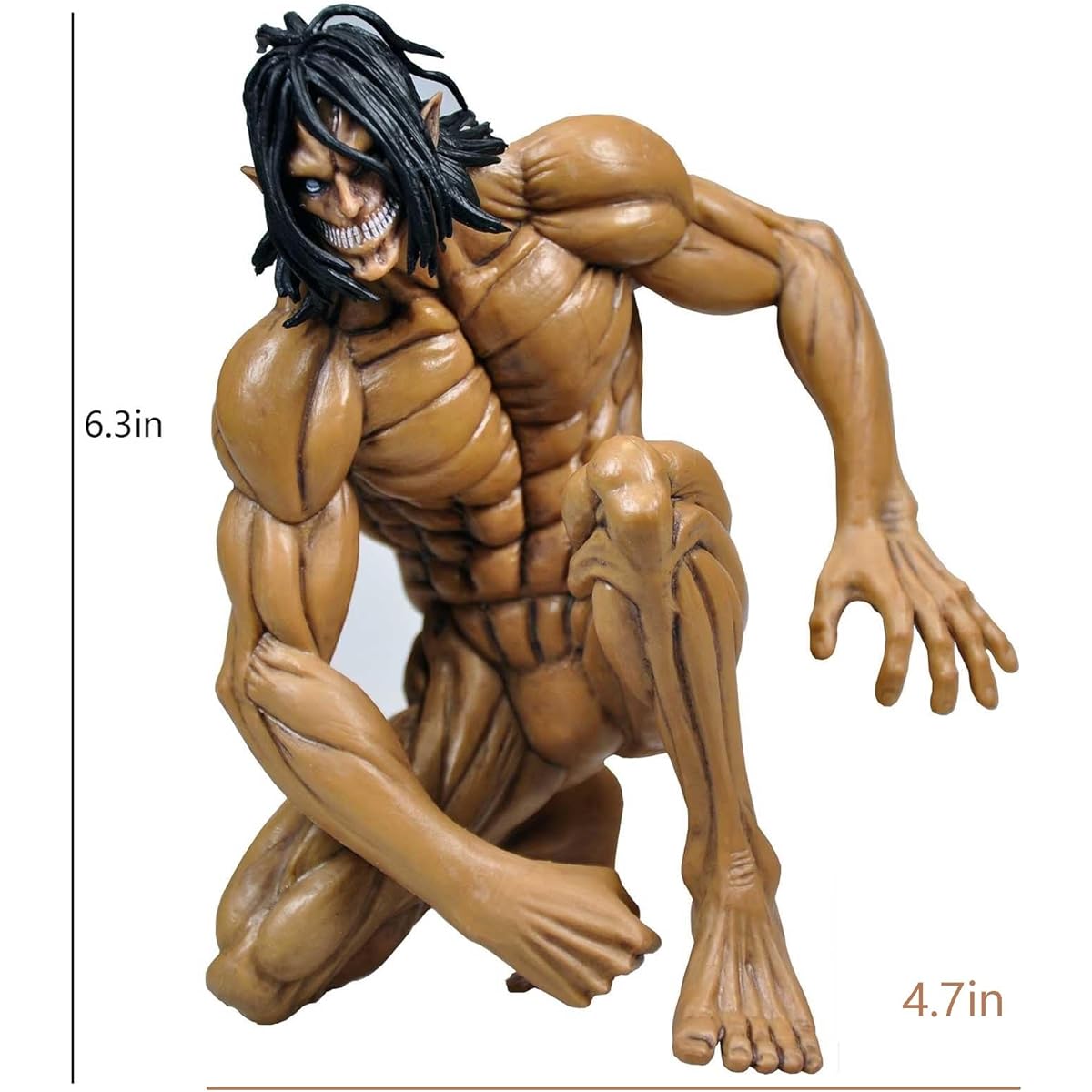 Wndxyg Attack on Titan - Eren Jaeger Figure Forms Sprint and Battle Mold Great Gift for Fans