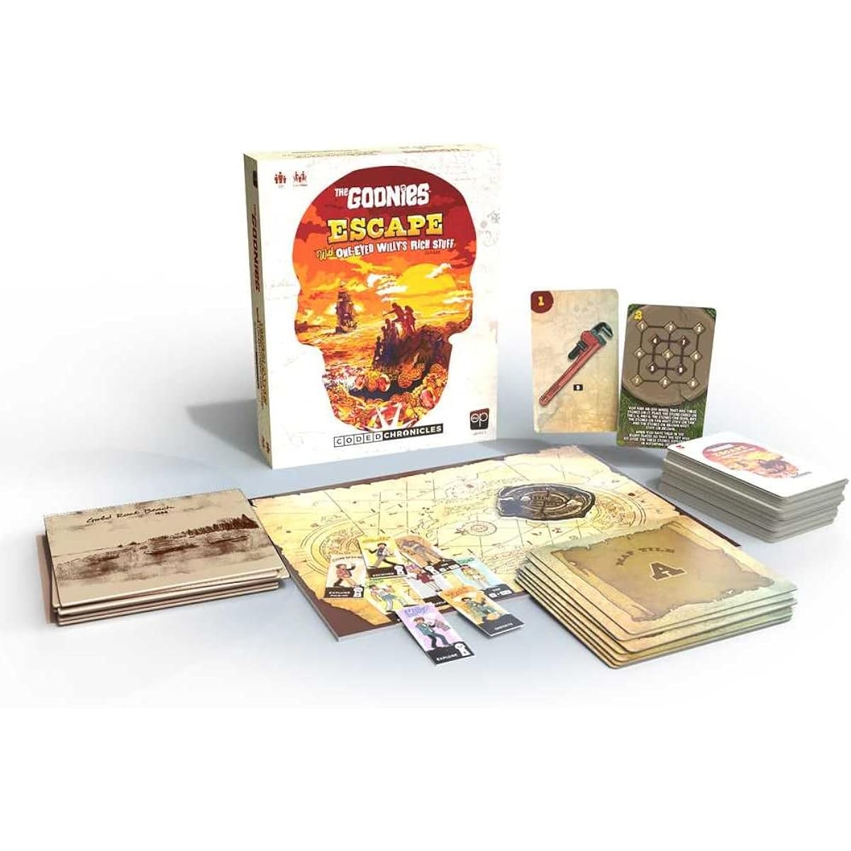 The Goonies: Escape with One-Eyed Willie's Riches - Coded Chronicles Games | Escape Room Game for Kids and Adults | Featuring Puzzles and Goonies Characters | Officially Licensed Escape Room Game