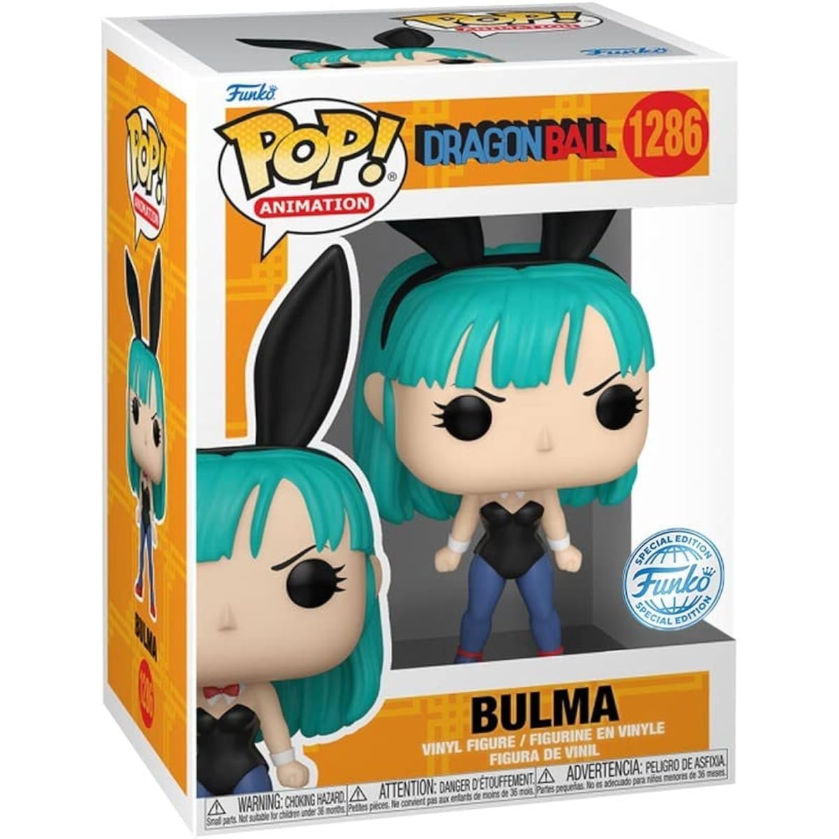 Funko POP! Animation: Dragon Ball - Bulma (Bunny) Special Edition Vinyl Figure #1286