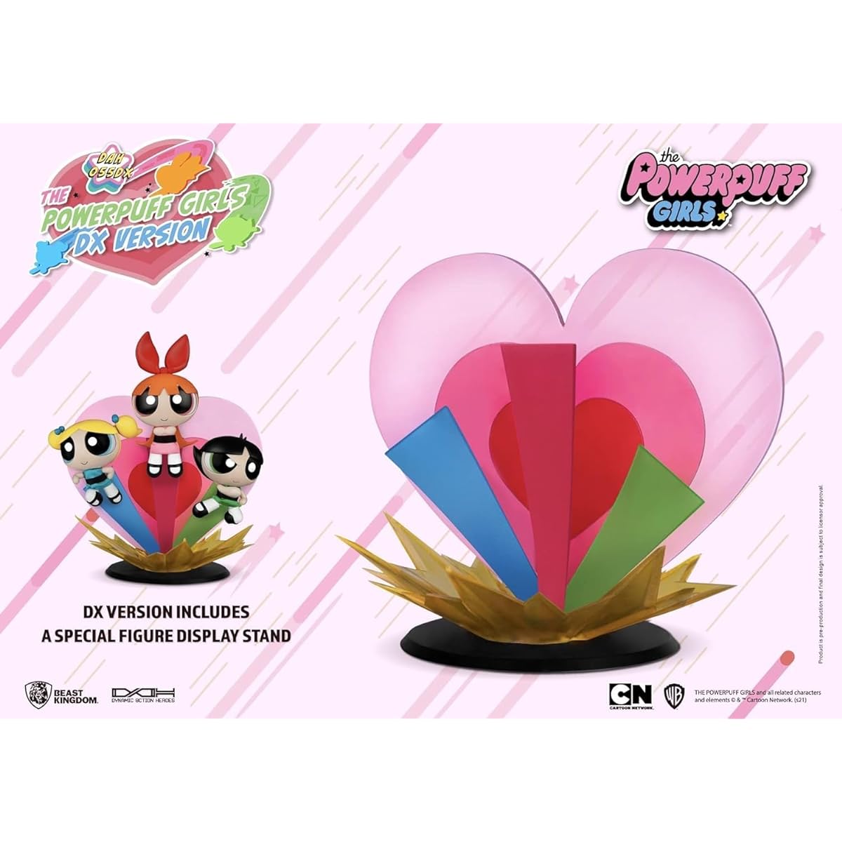 Beast Kingdom – The Powerpuff Girls – Dynamic 8 – Girls Action Figure Set