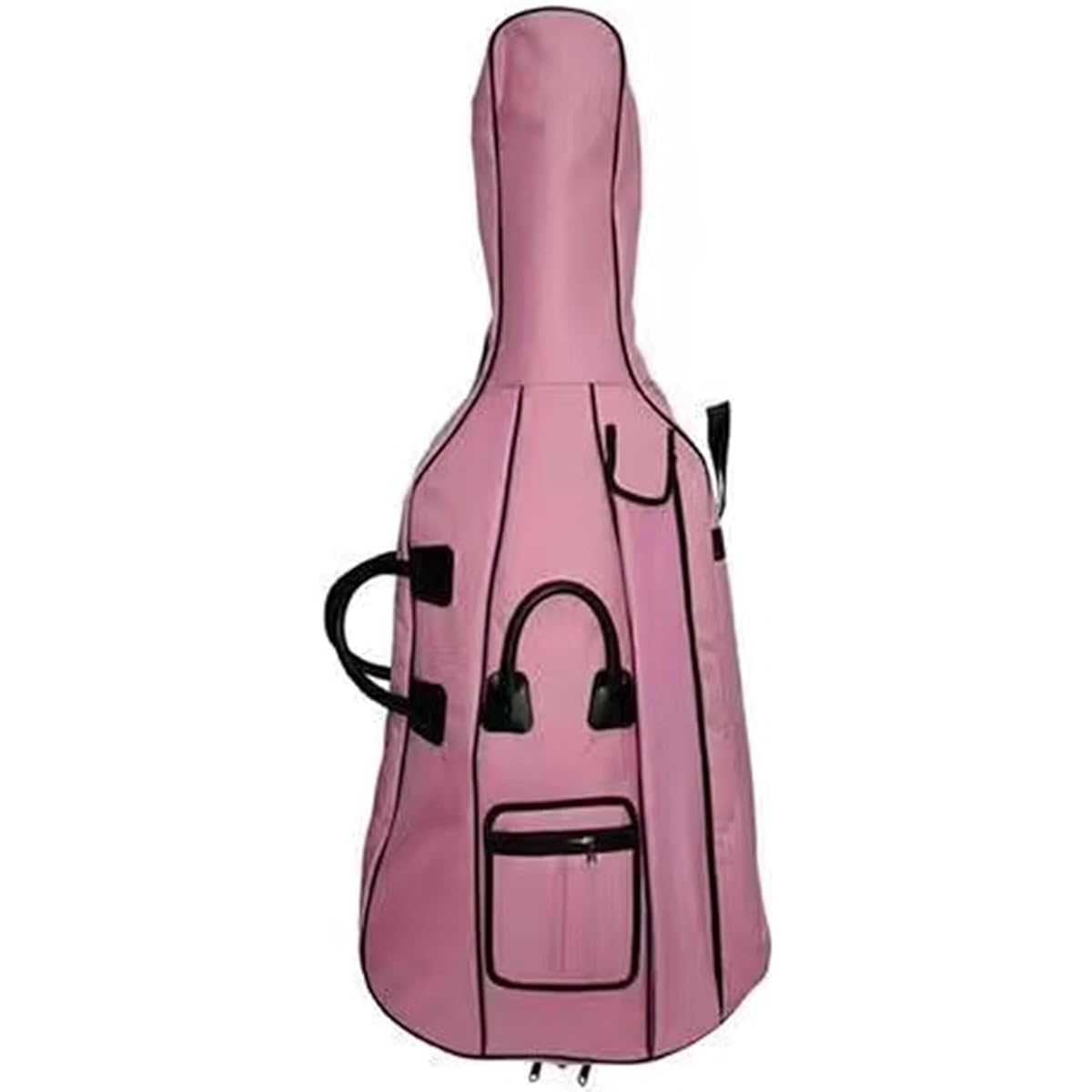 Cello Bag 4/4 Full Size Cello Case Cello Soft Case Travel Gig Bag Multiple Pockets and Adjustable Backpack with Strap 20mm Thick Padded Shoulder Piano Bag (D)