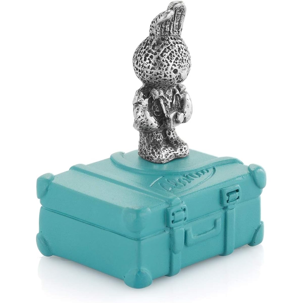 Royal Selangor Hand Finished Bunny Day Out Collection Blue Hawaii Music Box Gift