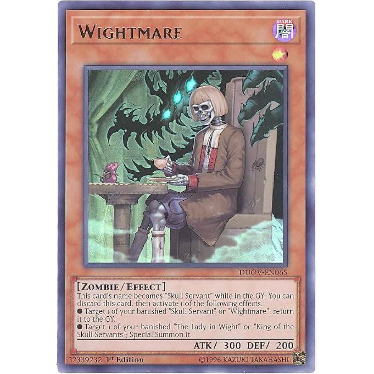 Wightmare DUOV-EN065 Ultra Rare 1st Edition