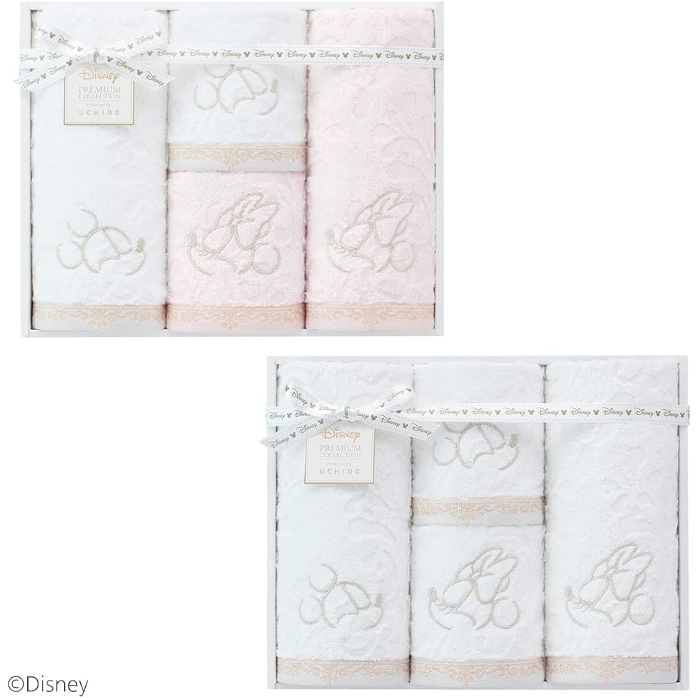 Infield Disney Towel Gift Face Towel x 2, Guest Towel x 2 Eternal Mix UCHINO WR50876 M