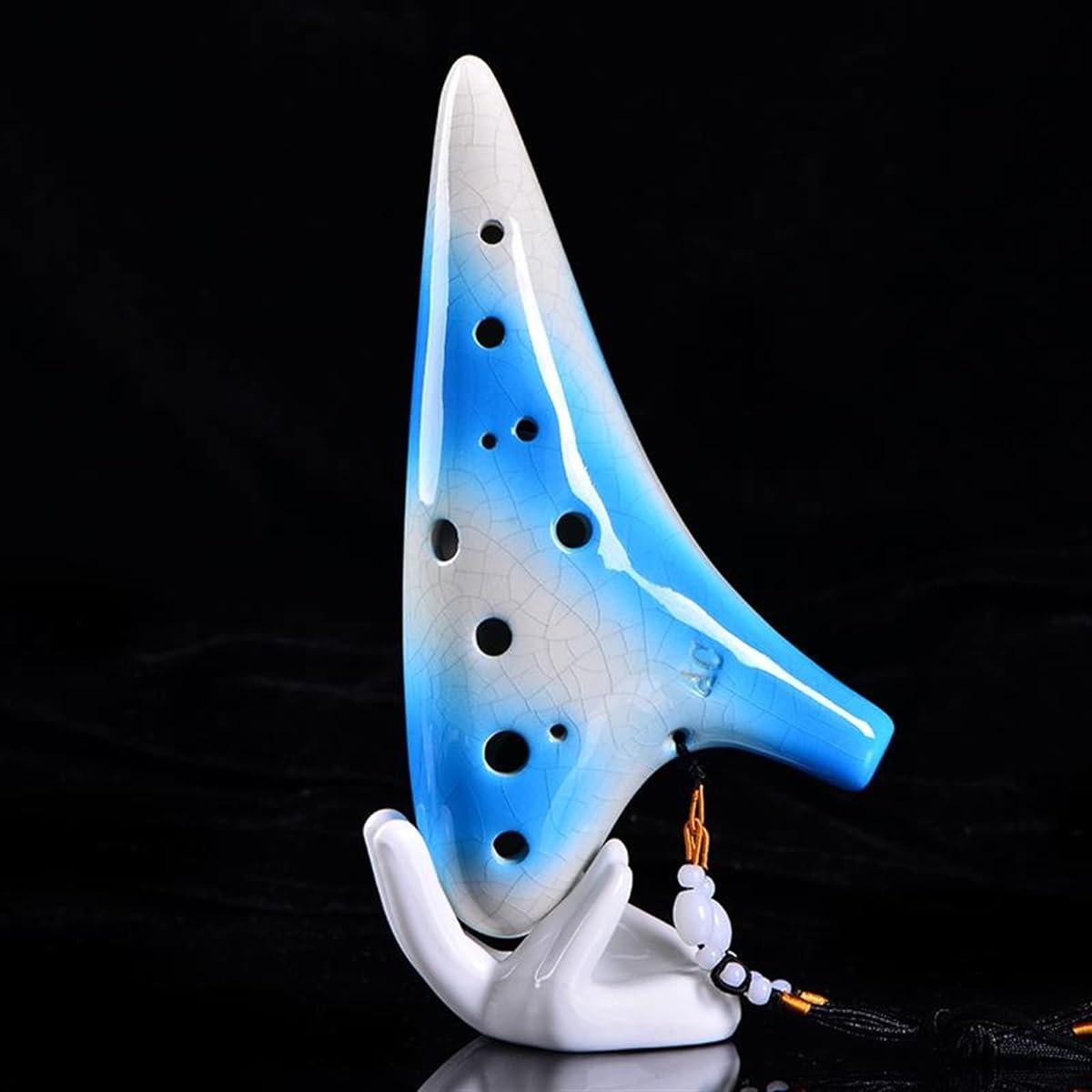 12 Hole Ceramic Ocarina for Beginners 12 Hole Alto C Tone Ocarina Professional Playing Wind Instrument Ocarina Musical Instrument