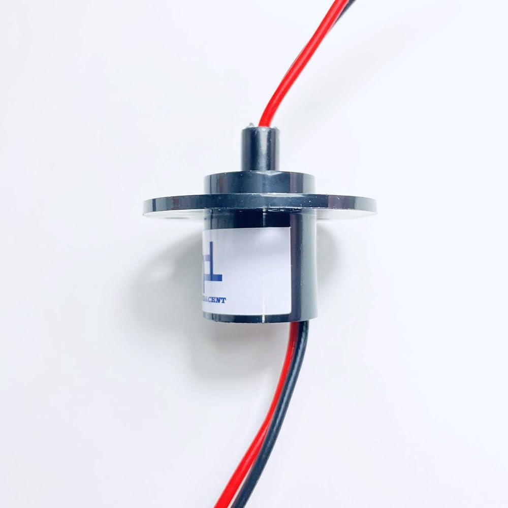Taidacent 2 / 3 / 4 / 5 / 6 / 8 / 10 / 12 Wire 2A 5A 10A 15A 20A 30A 40A 60A 80A A slip ring is a rotating connector that can transmit power and electrical signals from the outside to a rotating body ( 12 wires 10A)