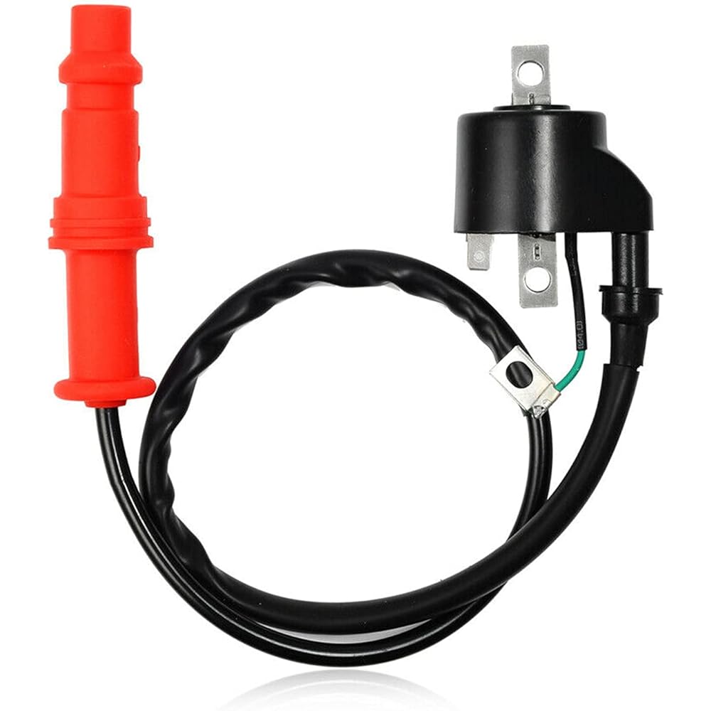 MOTO1988 Ignition Coil and Spark Plug Compatible with Polaris Sportsman 500 1996-2002 Magnum 425 500 Xpedition 425 OEM 3085228 3085227