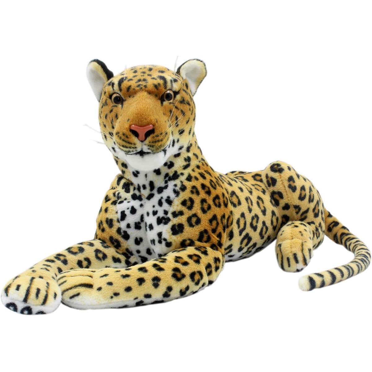 TAGLN Plush Leopard Print Toy Stuffed Cheetah (27 inch)
