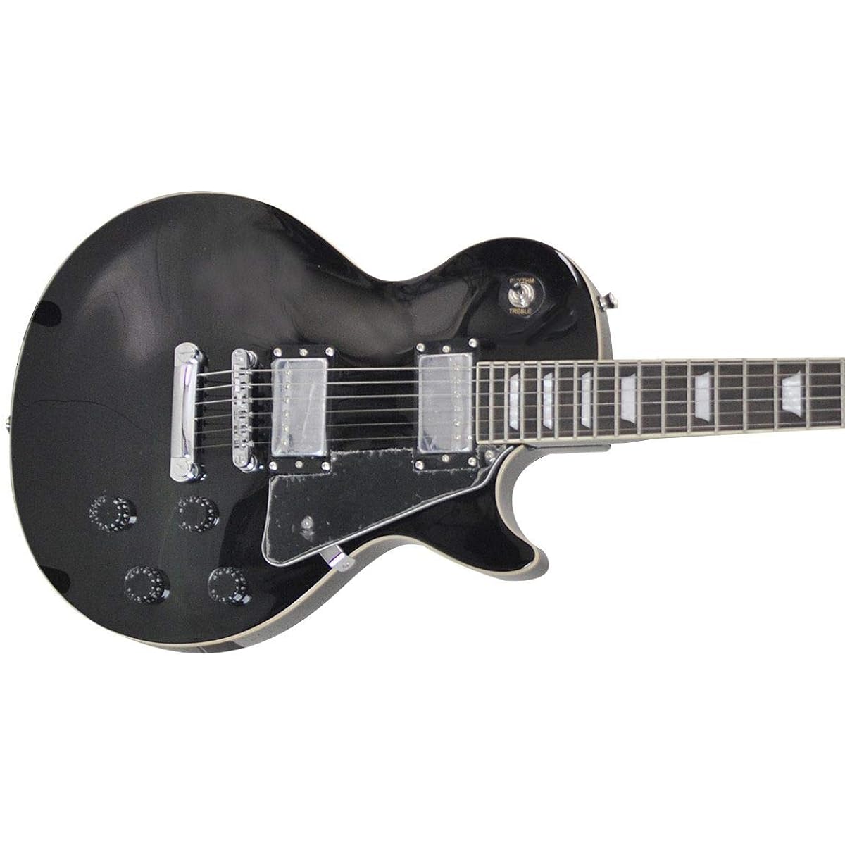 PLAYTECH Electric Guitar LP400 Black Les Paul Type