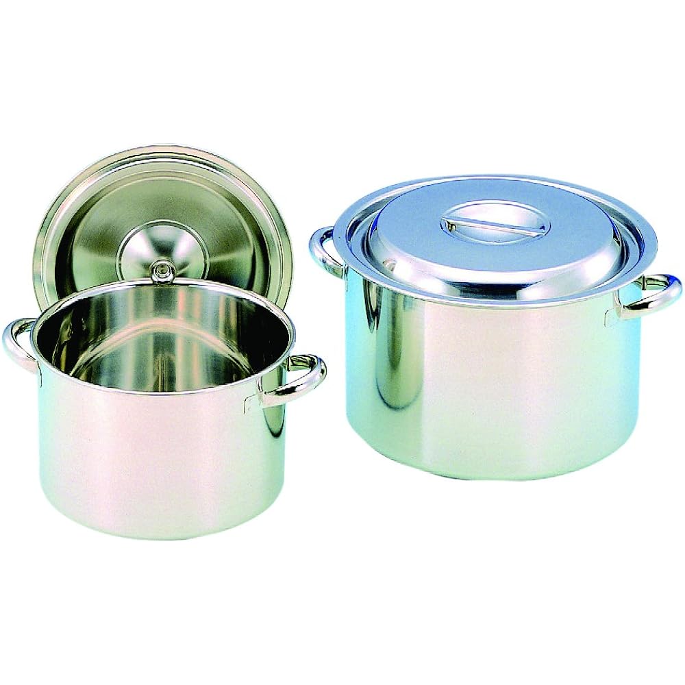 Ooya Kinzoku Dimpan Pot, Acid-resistant Steel, 33cm, Hand Included
