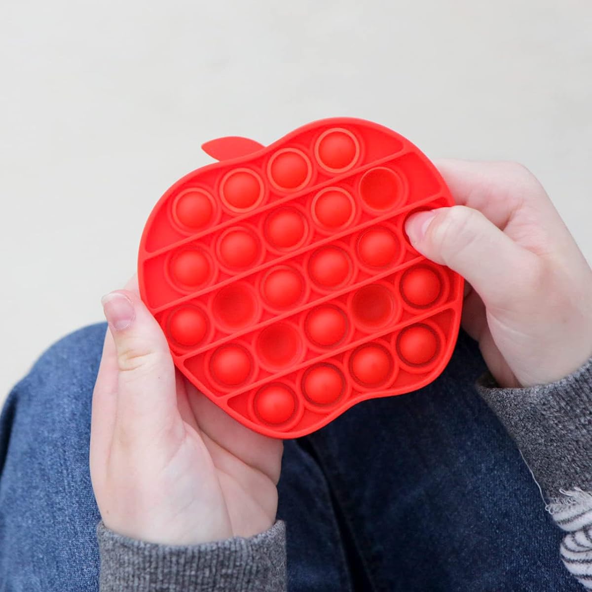 Holster Brands HB Silly Bubble Push Pop Toy, Fun Fidget and Sensory Silicone Toy for Kids and Adults (Fruit)