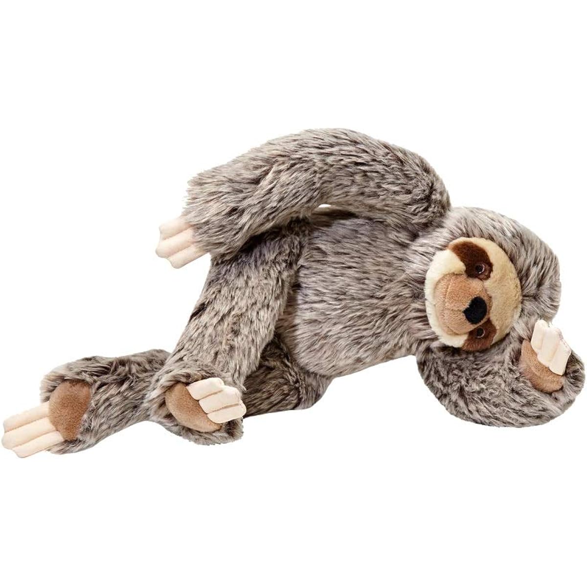 Fluff and Tuff Tico Sloth Stuffed Animal Dog Toy, Large, 15"