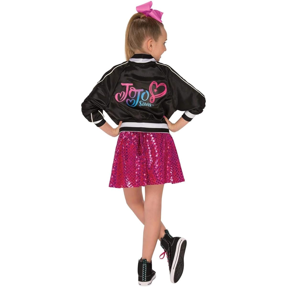 Rubie's 640554l Jojo Siwa Bomber Jacket Children's Fancy Dress Costume, Girls,