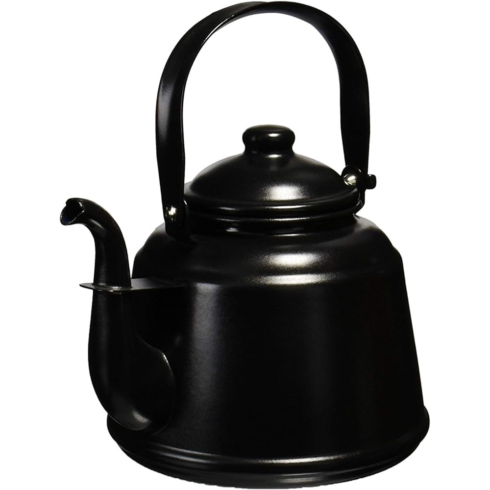 Hearth Designs Kettle Matte Black 2.3L Enamel Kettle RTK-02