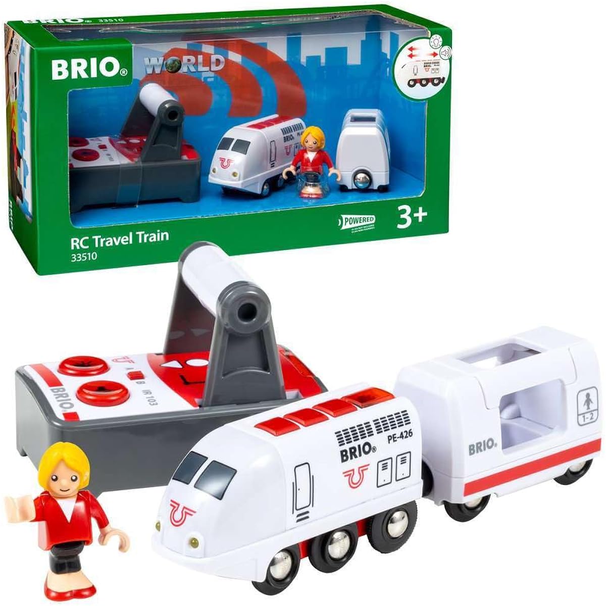 BRIO Remote Control Travel Train 33510