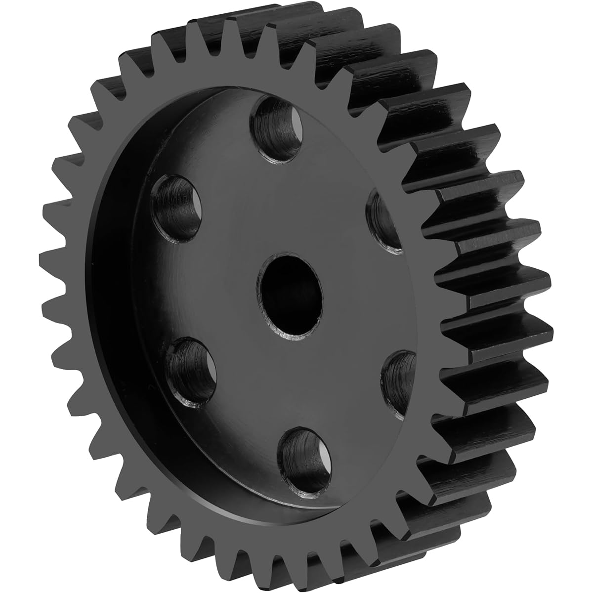 BRKRC Steel M1 Pinion Gear 34T-45T 5mm Shaft Motor Gear for 1/8 1/10 RC Brushless Brush Motor Electric Car/Truck Parts (34T)