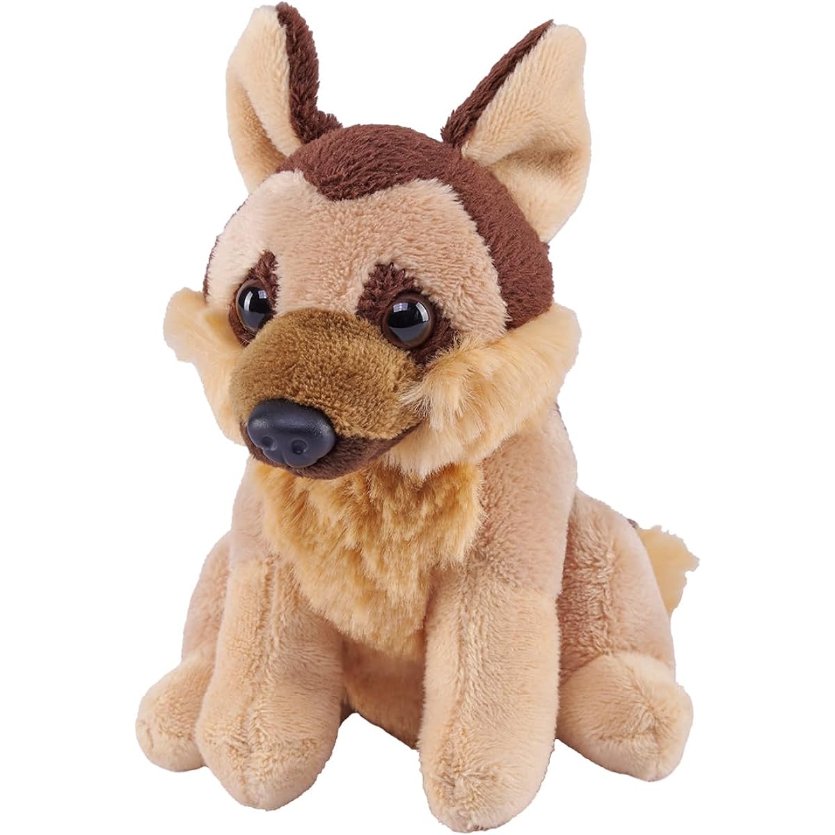 Wild Republic Pocketkins Eco German Shepherd Plush Toy 5" Stuffed Animal Made from Recycled Materials Eco Friendly