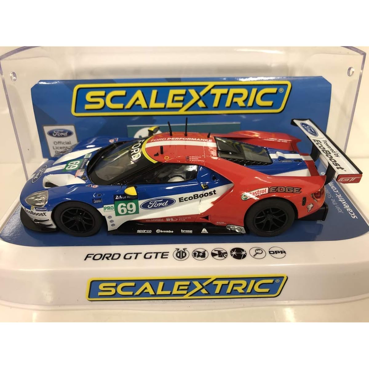 scalextric1/32 slot car Ford GT GTE #69 Le Mans 2017 C3858