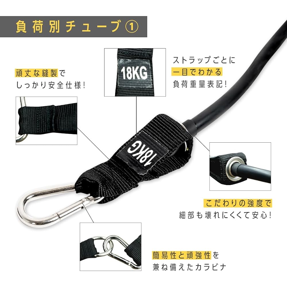 Training tube muscle training tube VALX Yoshinori Yamamoto 5 piece set band exercise tube fitness tube