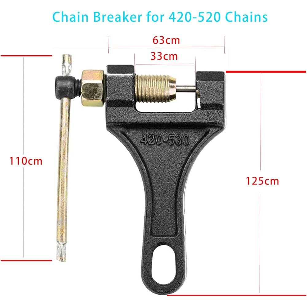 Chain Breaker #420-530 Dirt Pit Bike ATV Quad Go Kart Scooter Motorcycle Bicycle Chain Break #420 428 520 525 528 530