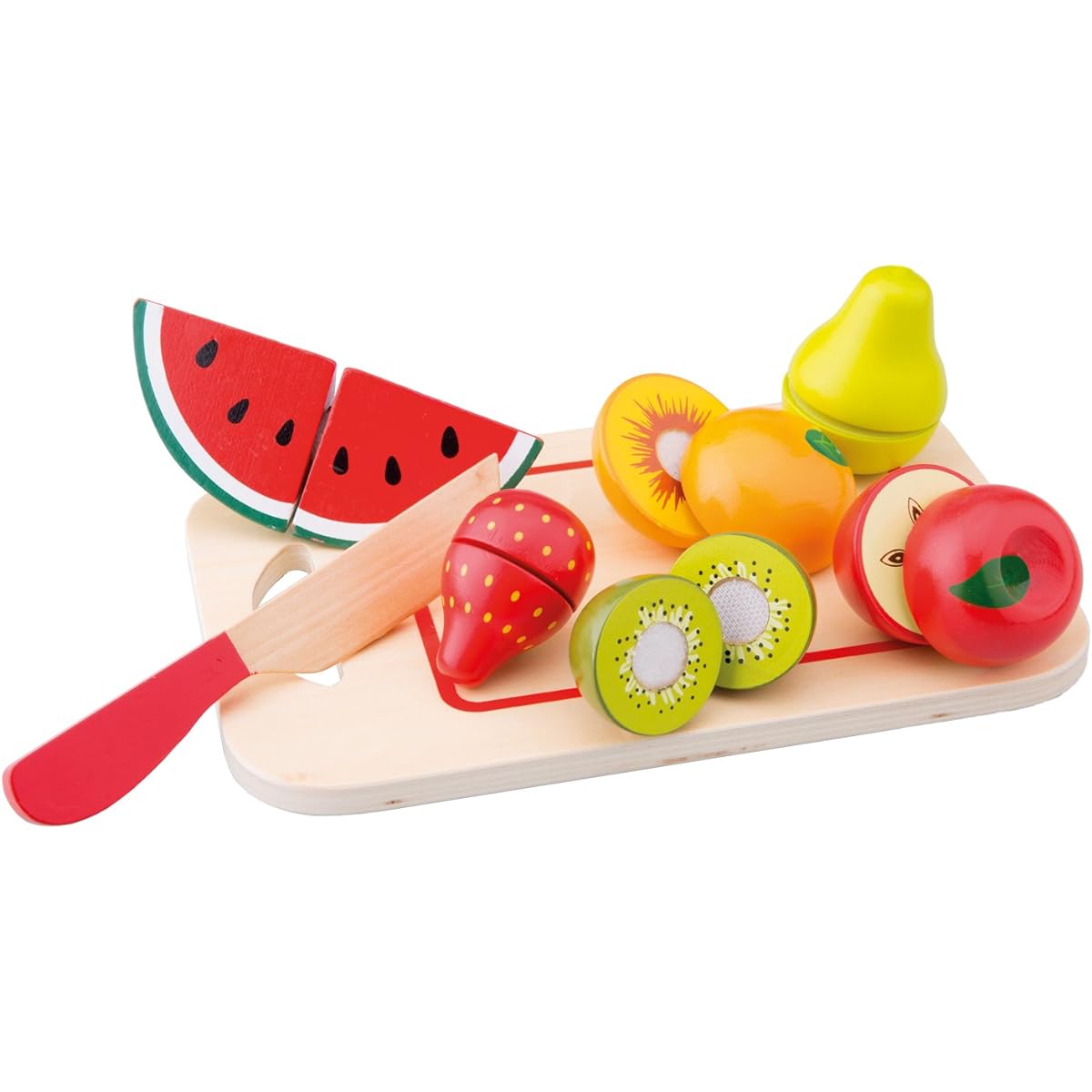 Wooden play house cutting meal fruit fruit NCT0579