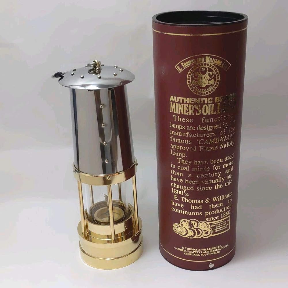 E.Thomas & Williams Miner's Lamp (Silver)