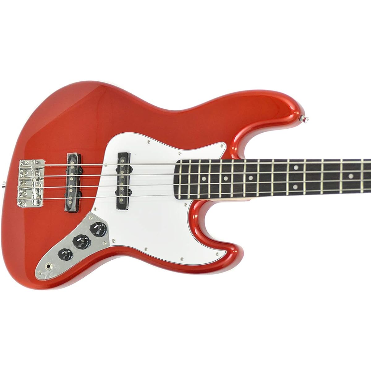 PLAYTECH JB420 METALLIC RED Jazz Bass Electric Bass