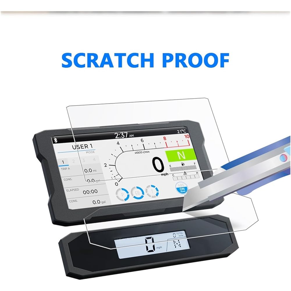 Fits for Honda NT 1100 NT1100 2021 - Scratch Cluster Screen Dashboard Protective Instrument Film Motorcycle Accessories Protector Instrument (Color: Quantity- 2)