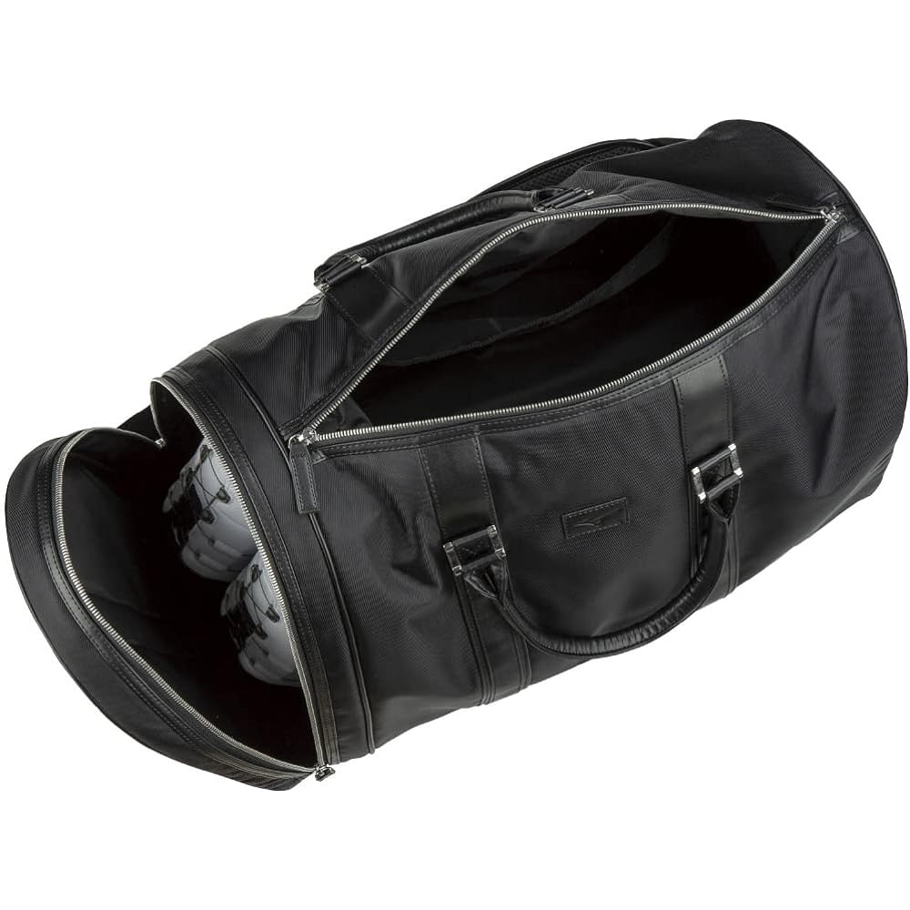 MIZUNO Golf Boston Bag with Side Pocket Men's L50 x W26 x H31cm Approx. 38L Black 5LJB2202