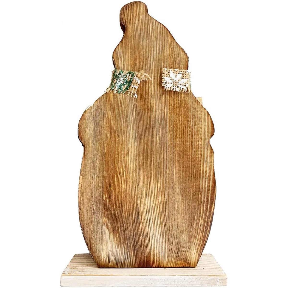 Wooden Christmas Snowman Tabletop Centerpiece Sign Winter Holiday Decorations Standing Snowman Statue Figurine Merry Christmas Indoor Outdoor Decoration