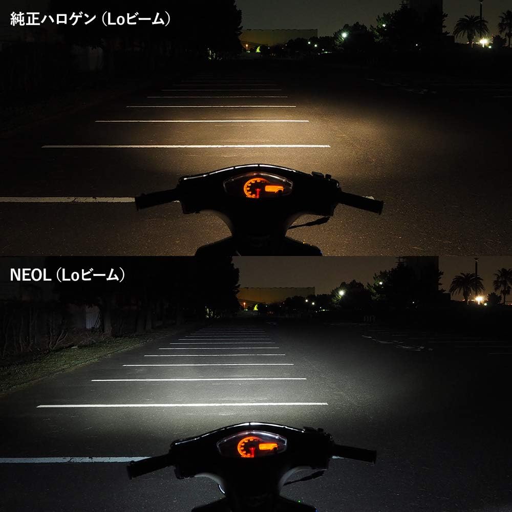 Spherelight LED headlight for mopeds and mini bikes NEOL PH12 type 6000K (white) High 2600lm/Low 2000lm Compatible with DC/AC power supply SBNT060